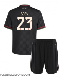 Günstige Bayern Munich Sacha Boey #23 3rd trikot Kinder 2025-26 Kurzarm (+ Kurze Hosen)